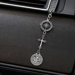 Christian Car Protection Cross Hanging Charm