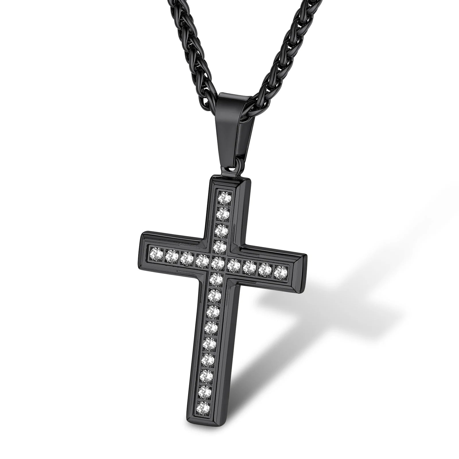 Christian Cross Prayer Necklace Jewelry