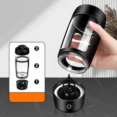 650ml USB Rechargeable Electric Protein Shaker Bottle