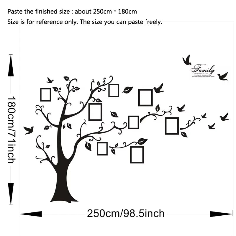 DIY Family Tree Wall Sticker Decal
