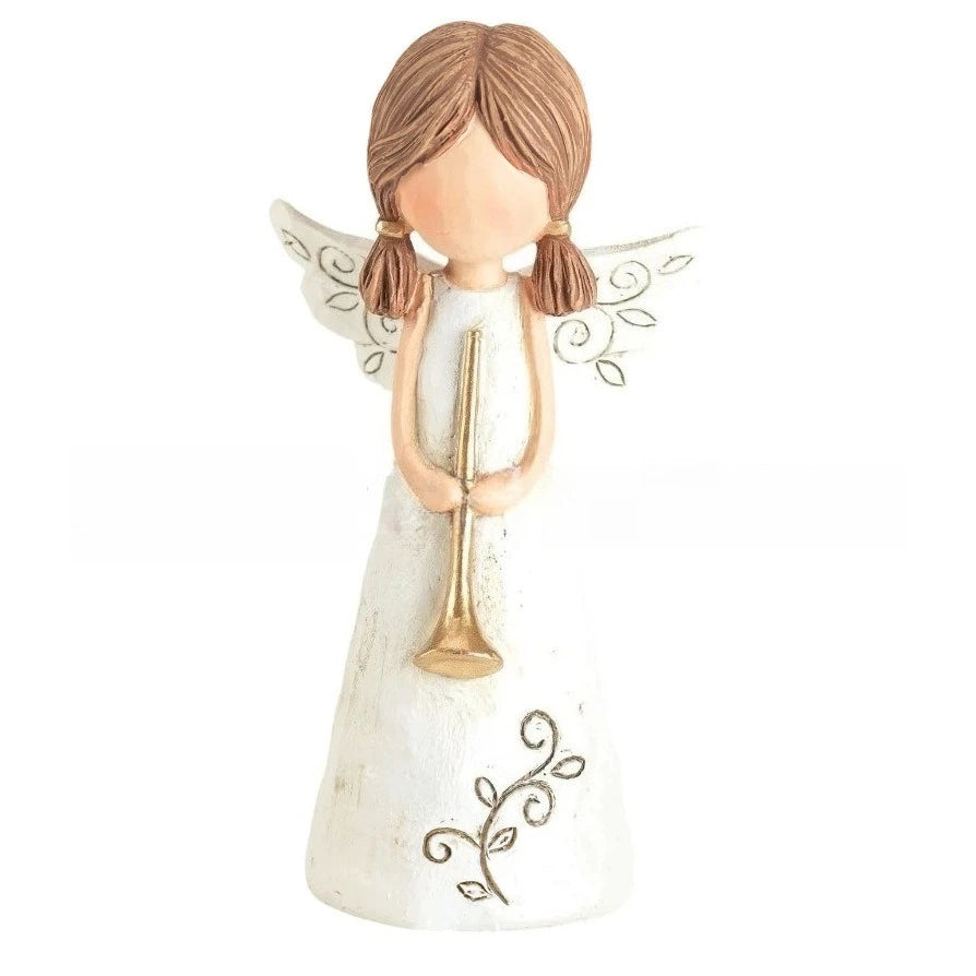 Resin Praying Angel Bible Statue