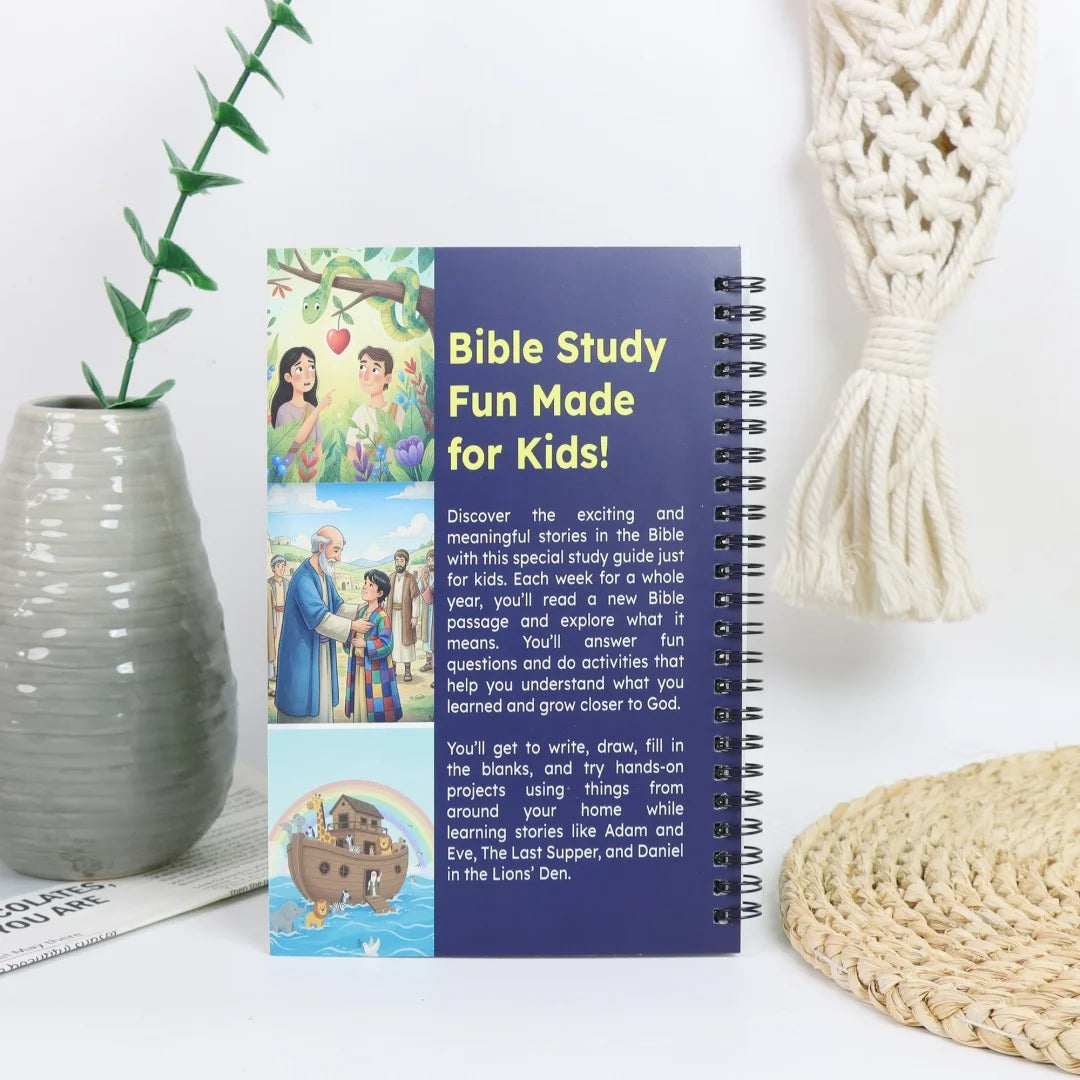 Bible Learning Activity Book For Kids