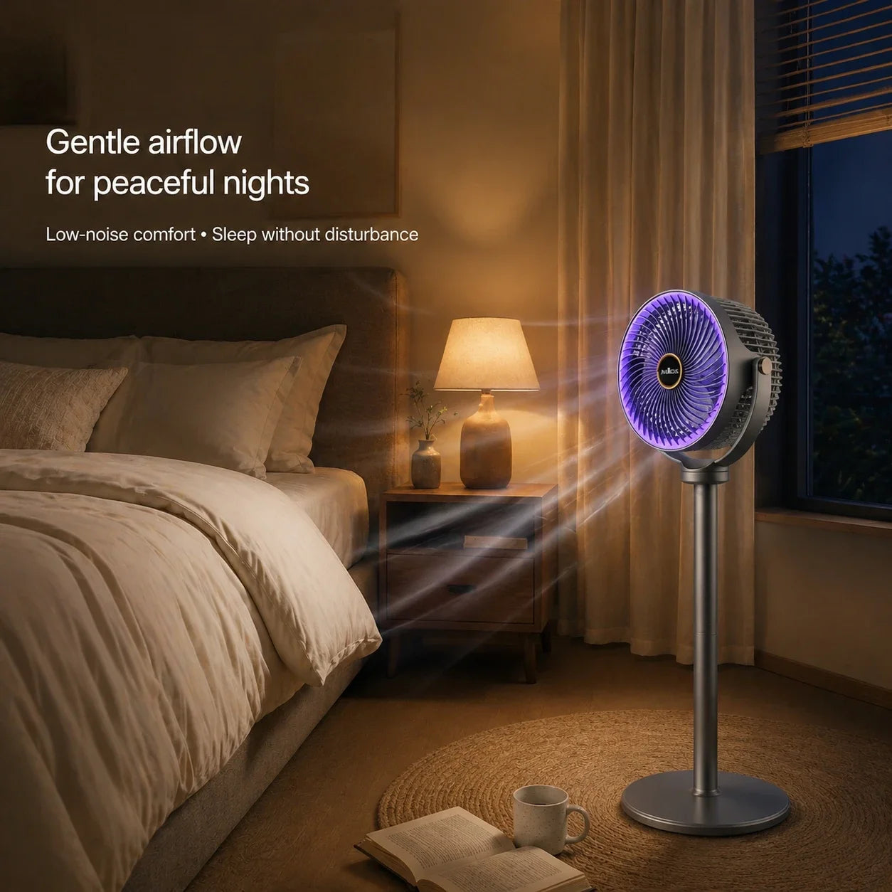 3-in-1 Portable Air Circulator Fan