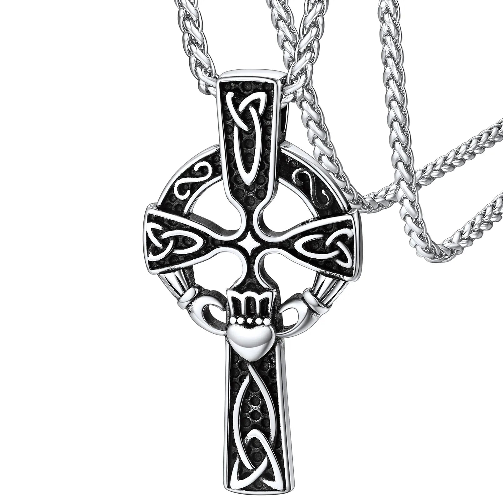 Christian Cross Prayer Necklace Jewelry