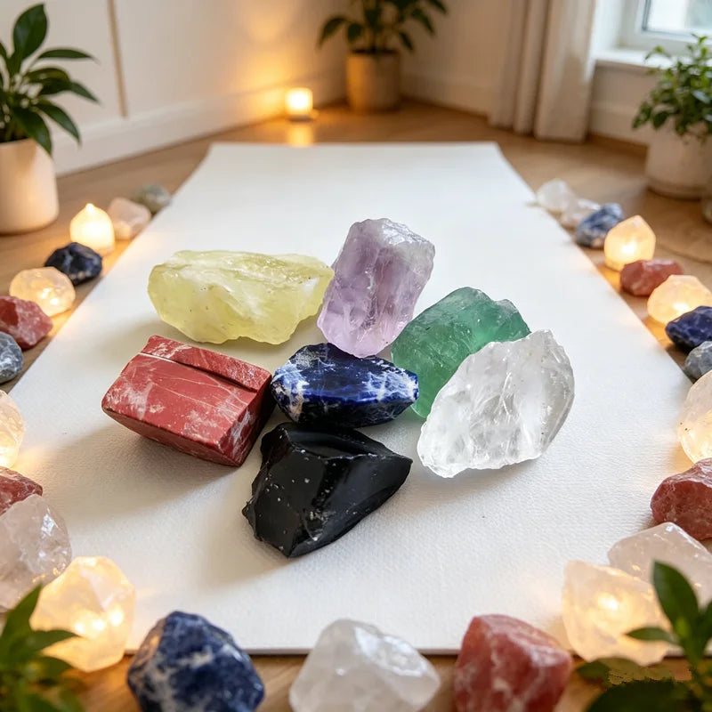 Natural Chakra Healing Crystal Stones Set