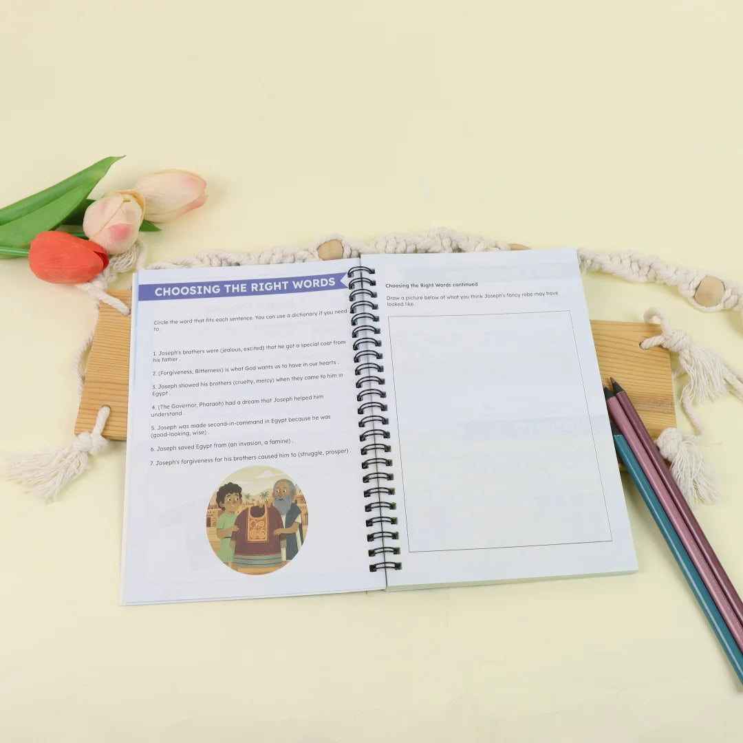 Bible Learning Activity Book For Kids