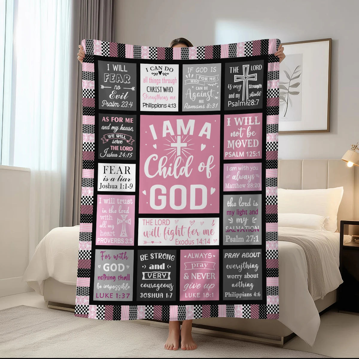 Bible Scripture Inspirational Blanket