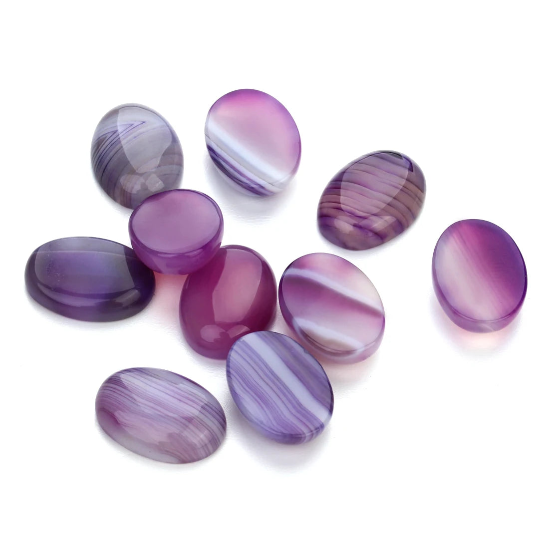Natural Stone Oval Cabochon Beads