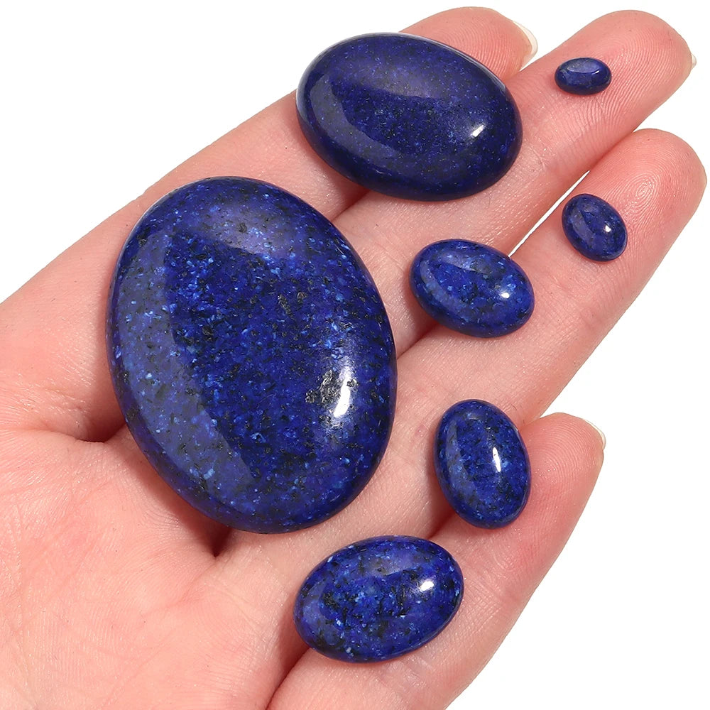 Natural Stone Oval Cabochon Beads