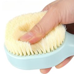 Long Handle Plus Liquid Bath Brush Push-pull Liquid Bath Brush Hangable Long Handle Soft-bristled Back Bath Brush