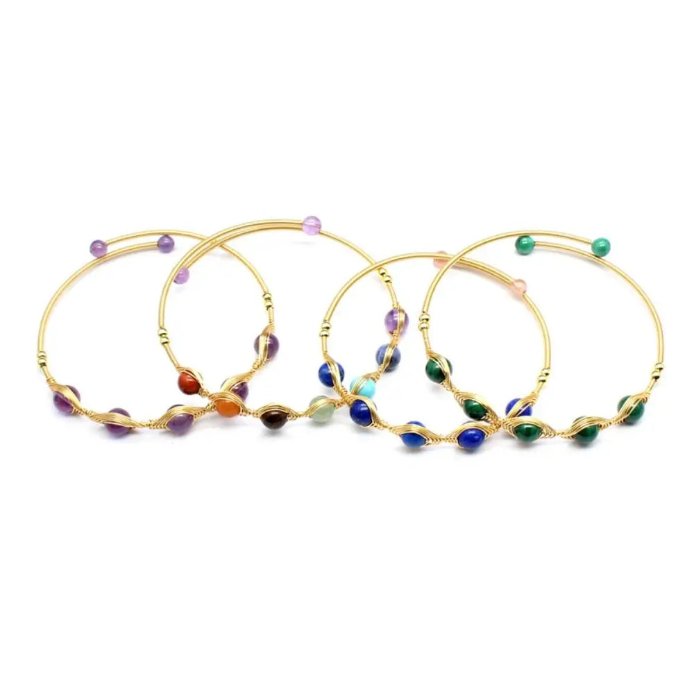 Adjustable Crystal Bead Energy Bracelet