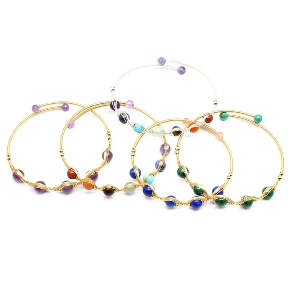 Adjustable Crystal Bead Energy Bracelet