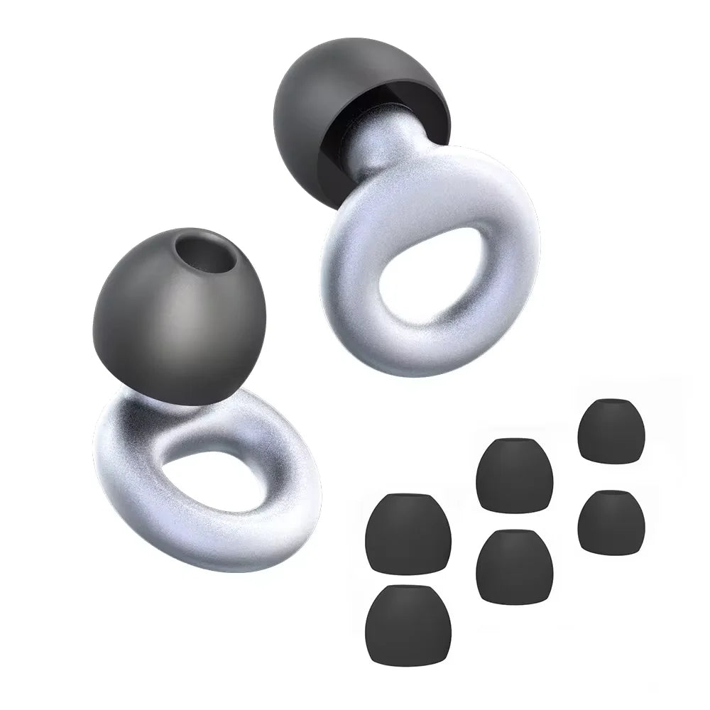 Reusable Silicone Noise Reducing Sleep Earplugs