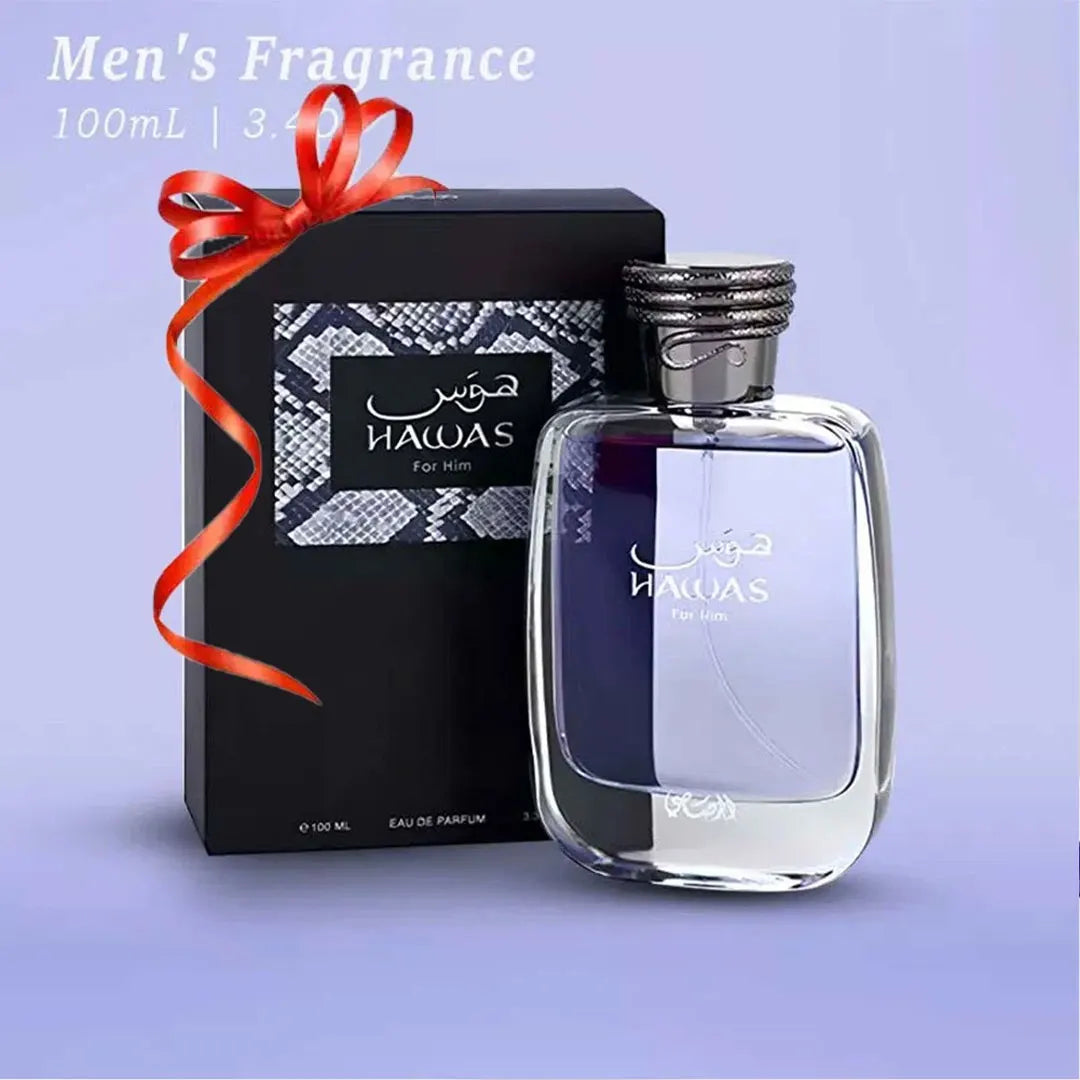 HAWAS for Him Eau De Parfum de Rasasi ORIGINAL | Nuevo Sellado 100ml 3,4 OZ Perfumes Importados Original Feminino