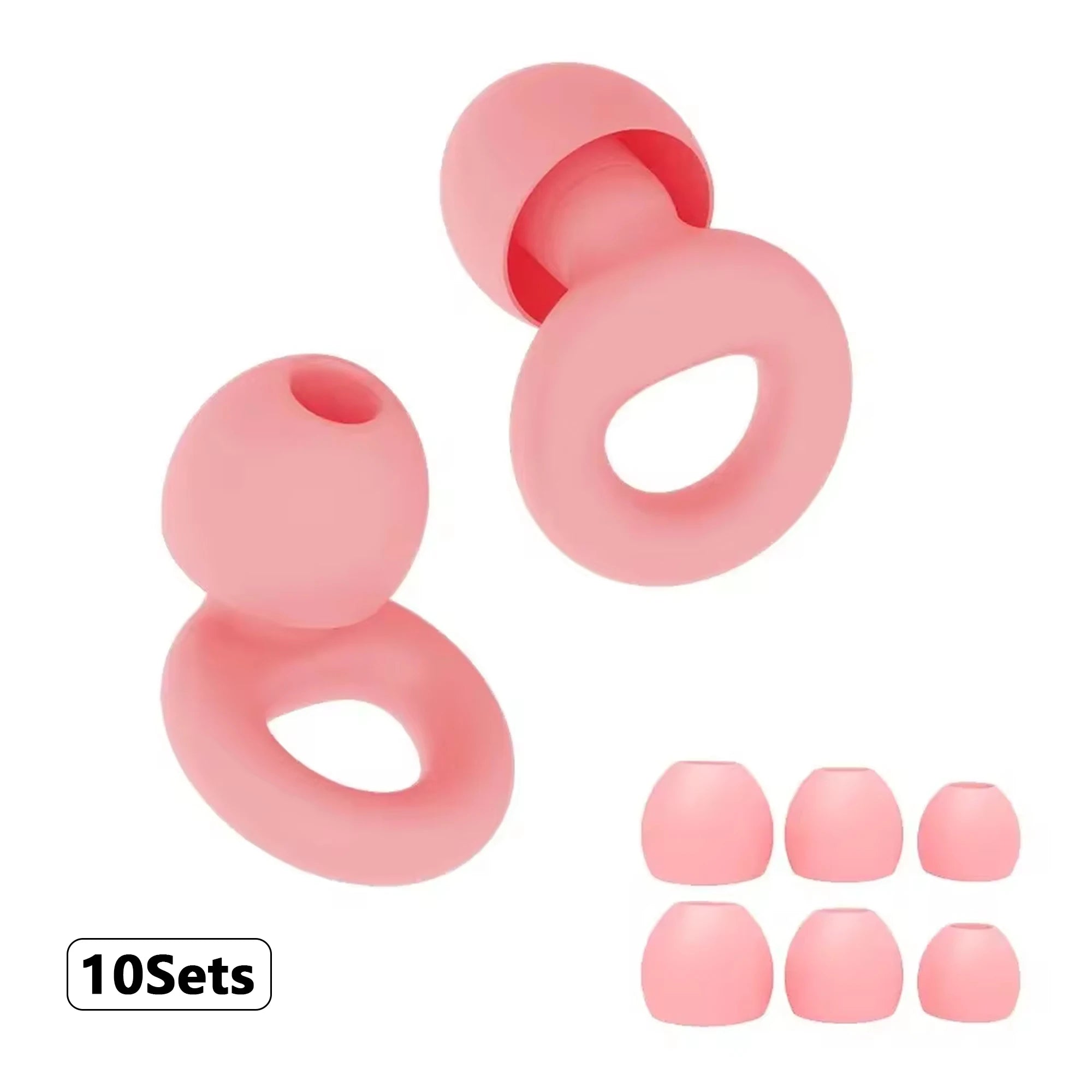 Reusable Silicone Noise Reducing Sleep Earplugs