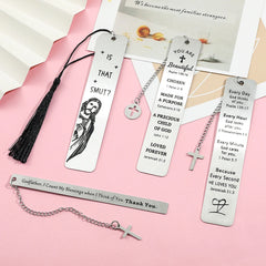 Personalized Stainless Steel Reading Bookmark