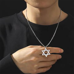 Star Of David Faith Pendant Necklace
