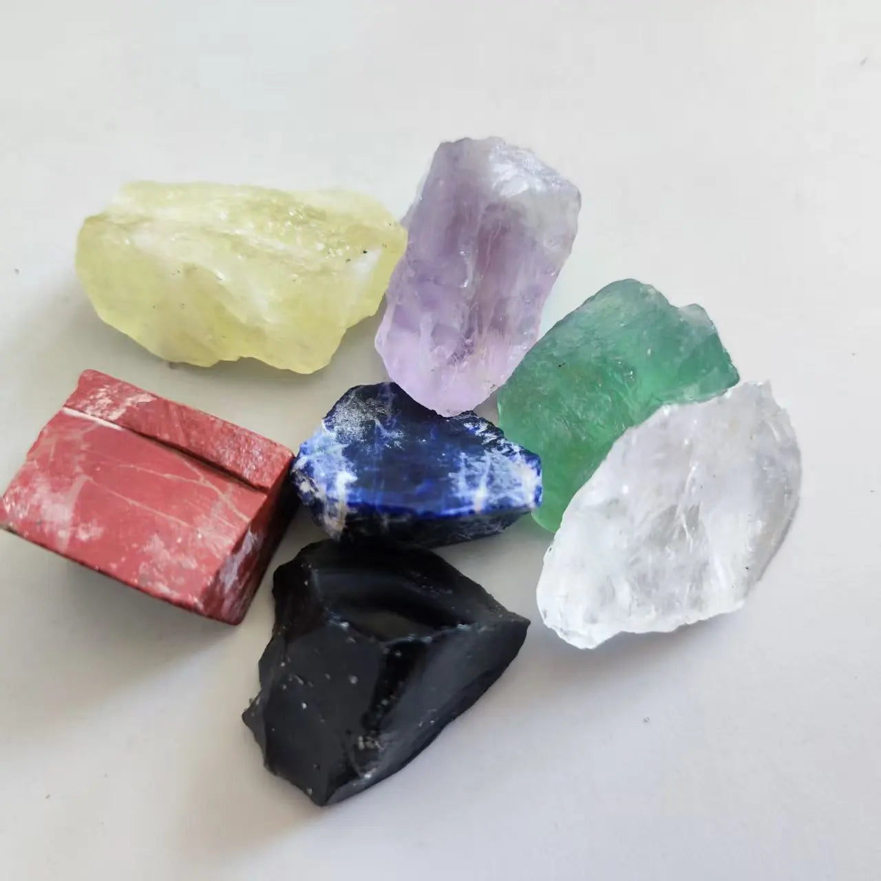 Natural Chakra Healing Crystal Stones Set
