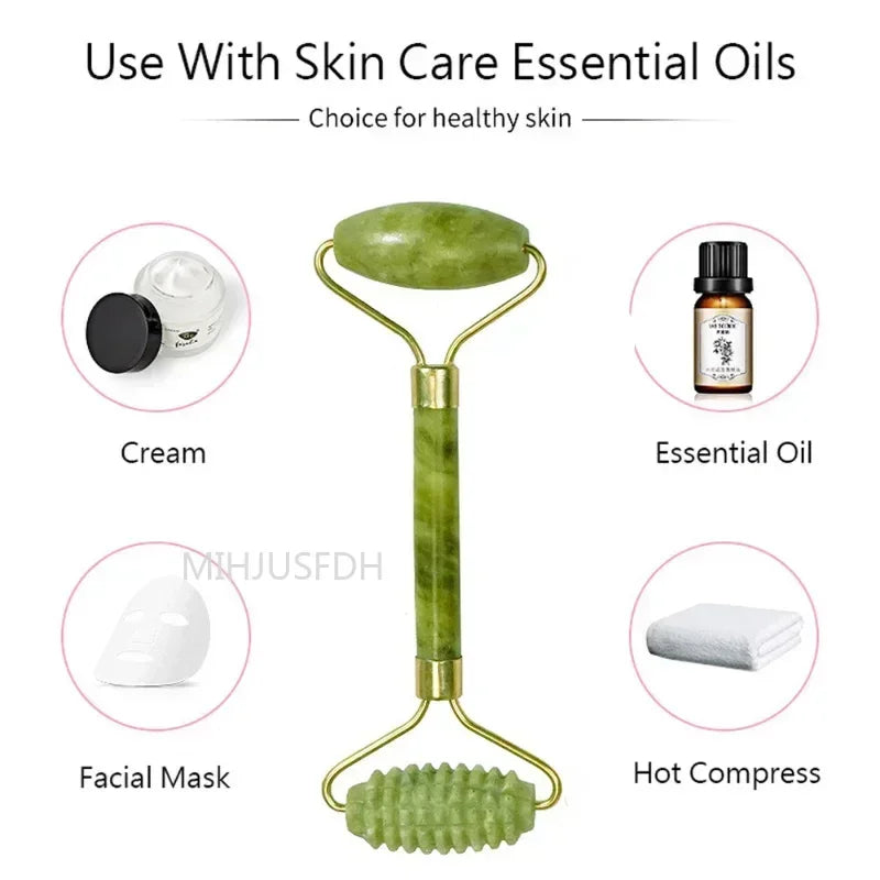 Jade Facial Massage Roller