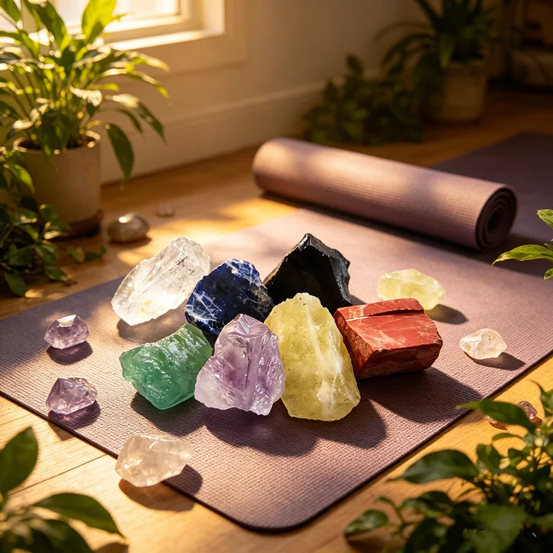 Natural Chakra Healing Crystal Stones Set