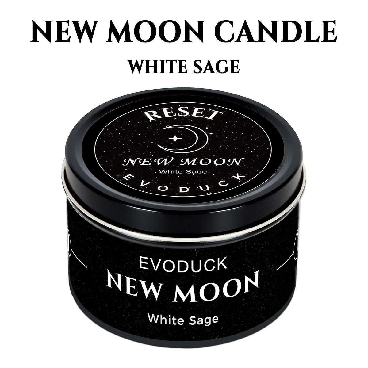 New Moon Crystal Energy Scented Candle