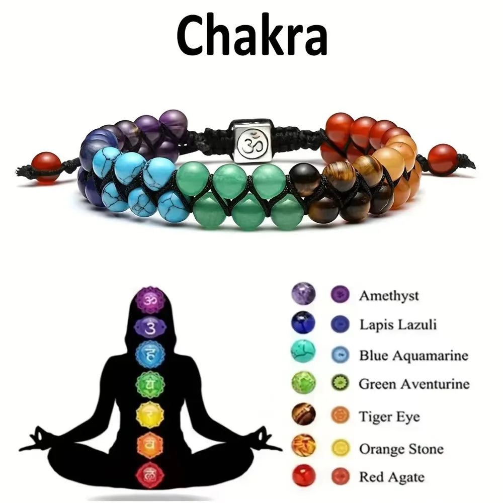 Chakra Crystal Healing Bracelet