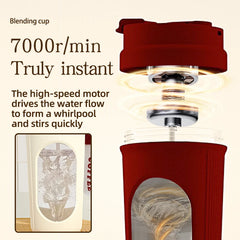 450ml Self Stirring Mug Auto Mixing Cup USB Rechargeable Protein Shaker Coffee Milk Powder Blender Fitness Gym Travel Bottle