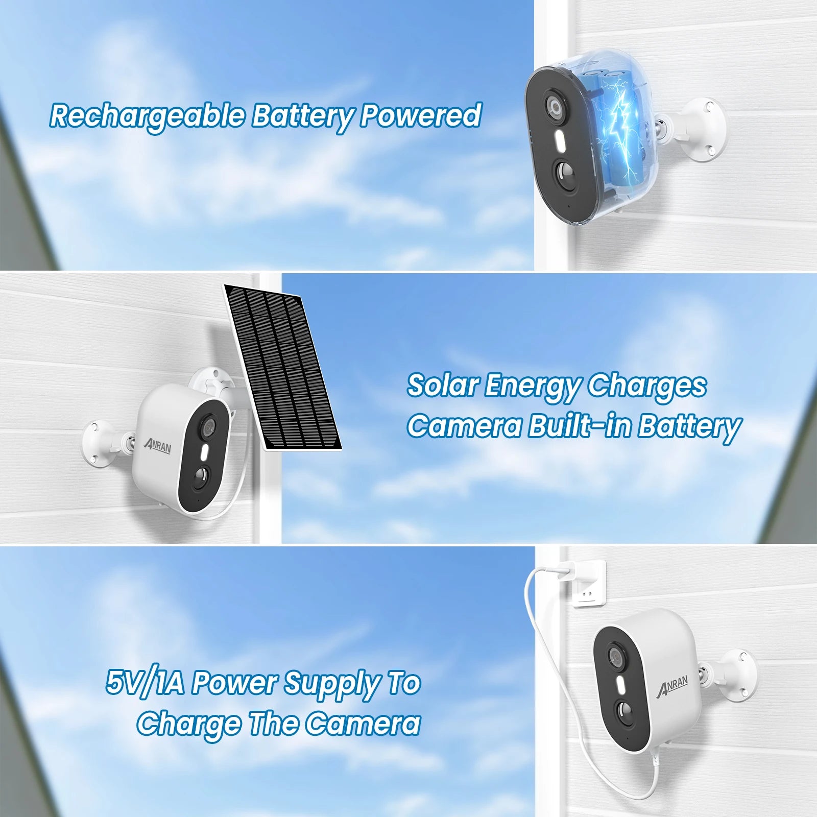 2K Wireless Rechargeable Security Camera