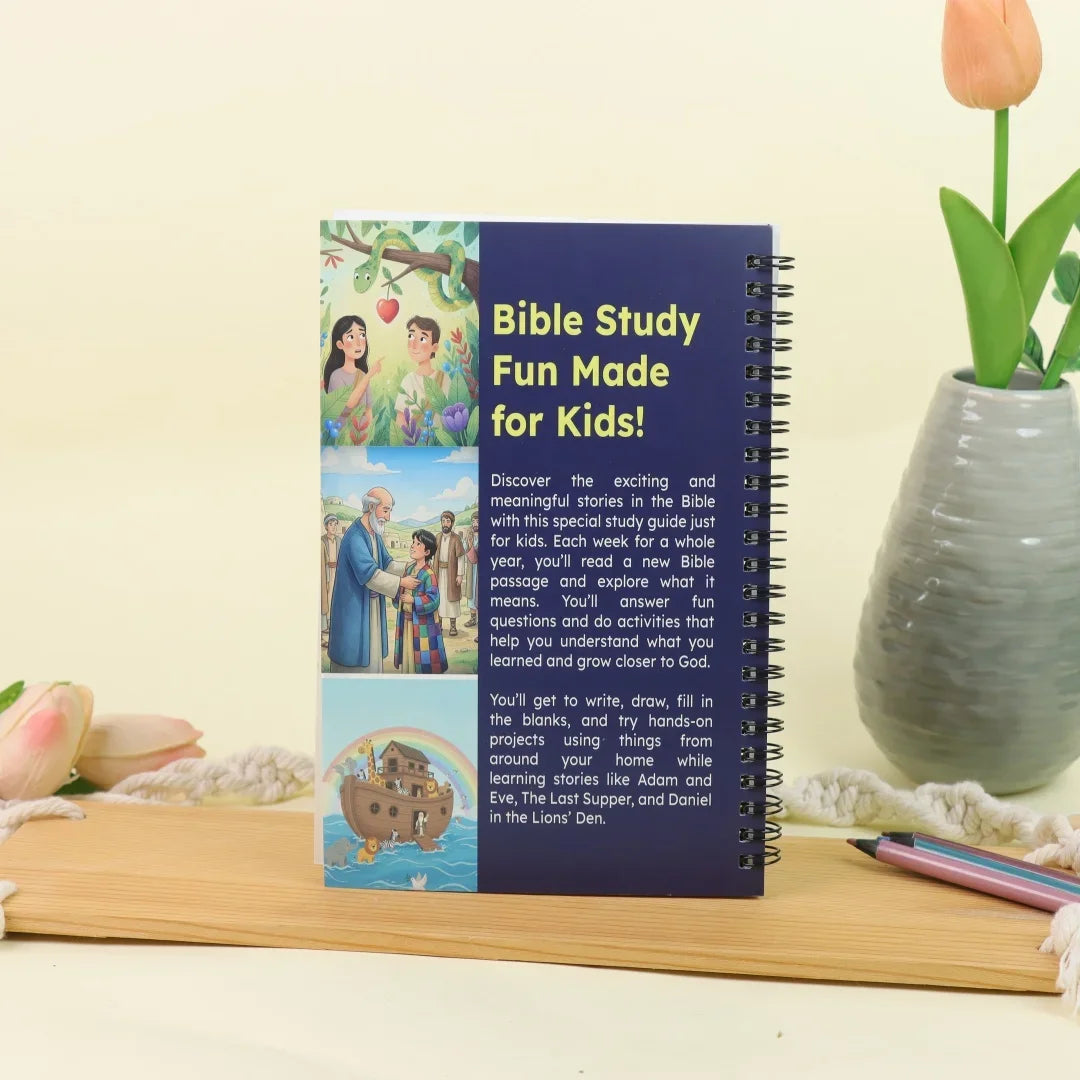 Bible Learning Activity Book For Kids