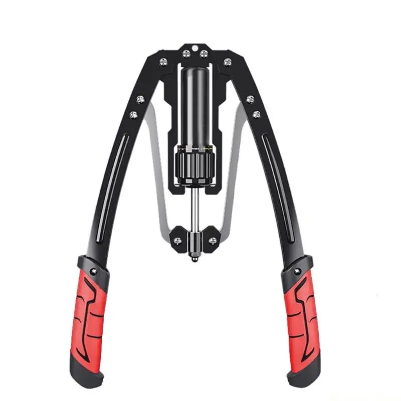 The 31BE Adjustable Hydraulic Power Chest Press Machine Arm Trainer with Counter Enduring is a unisex device designed for strength and arm training, ideal for mechanical tasks like removing gears or bearings from shafts.