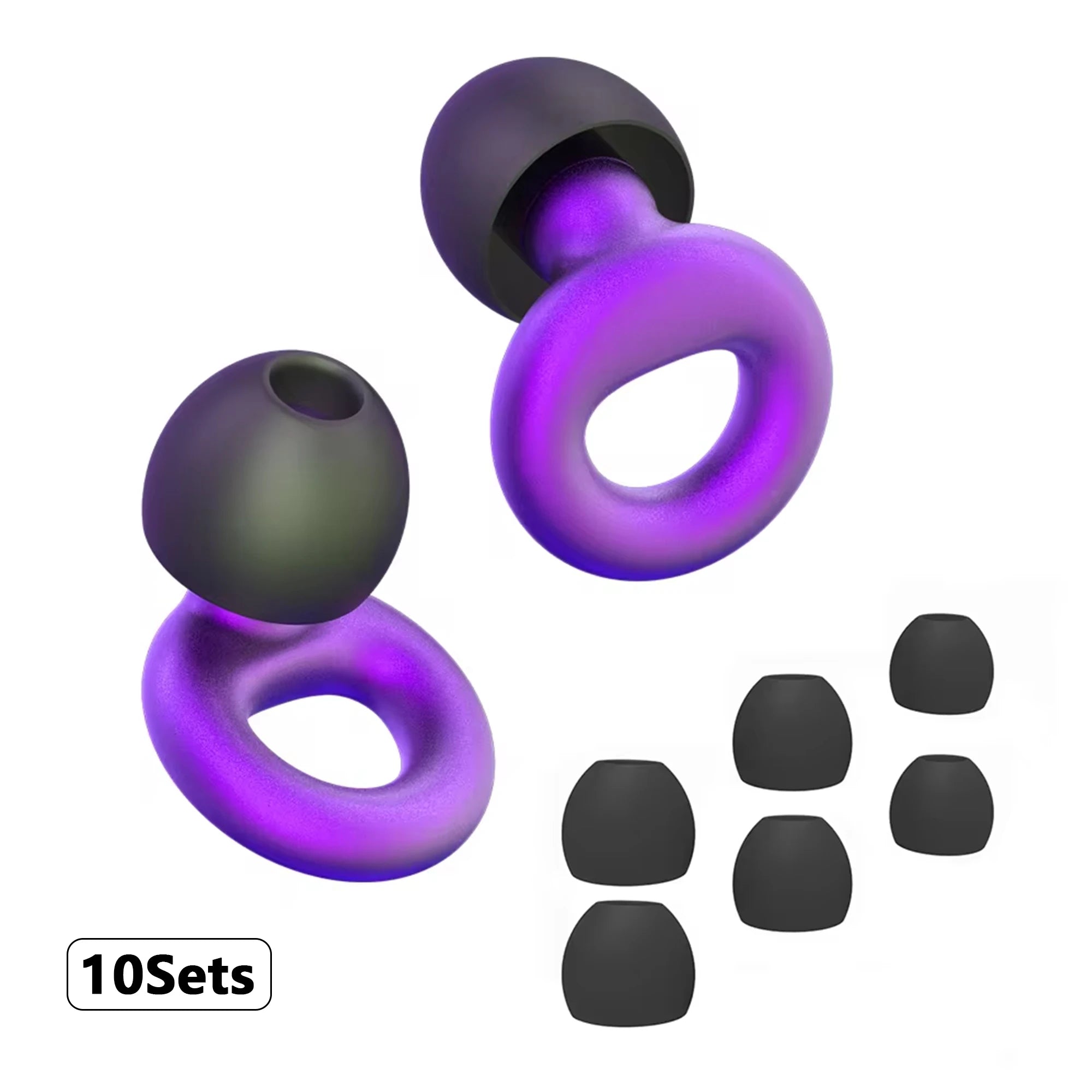 Reusable Silicone Noise Reducing Sleep Earplugs