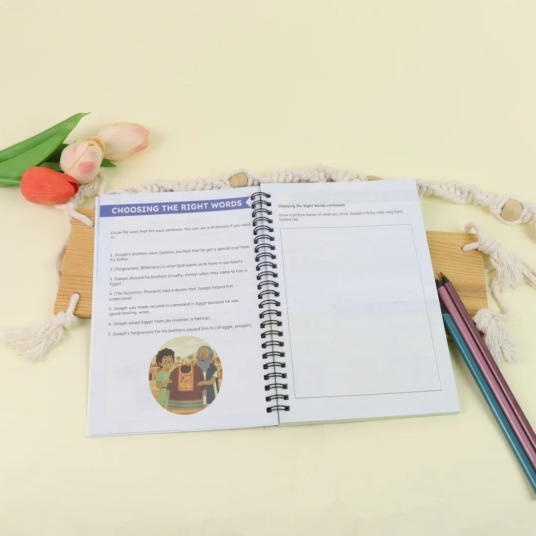 Bible Learning Activity Book For Kids