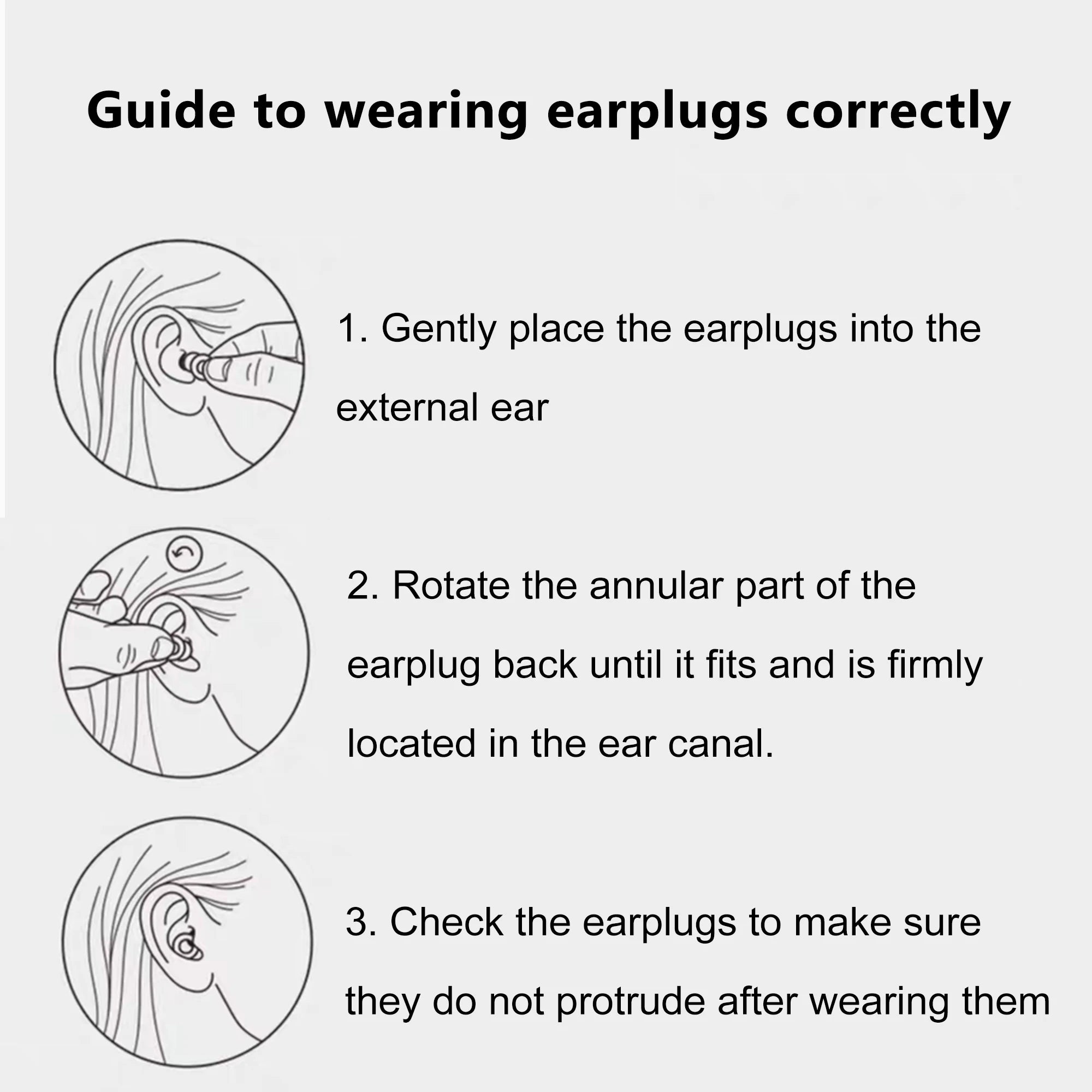 Reusable Silicone Noise Reducing Sleep Earplugs