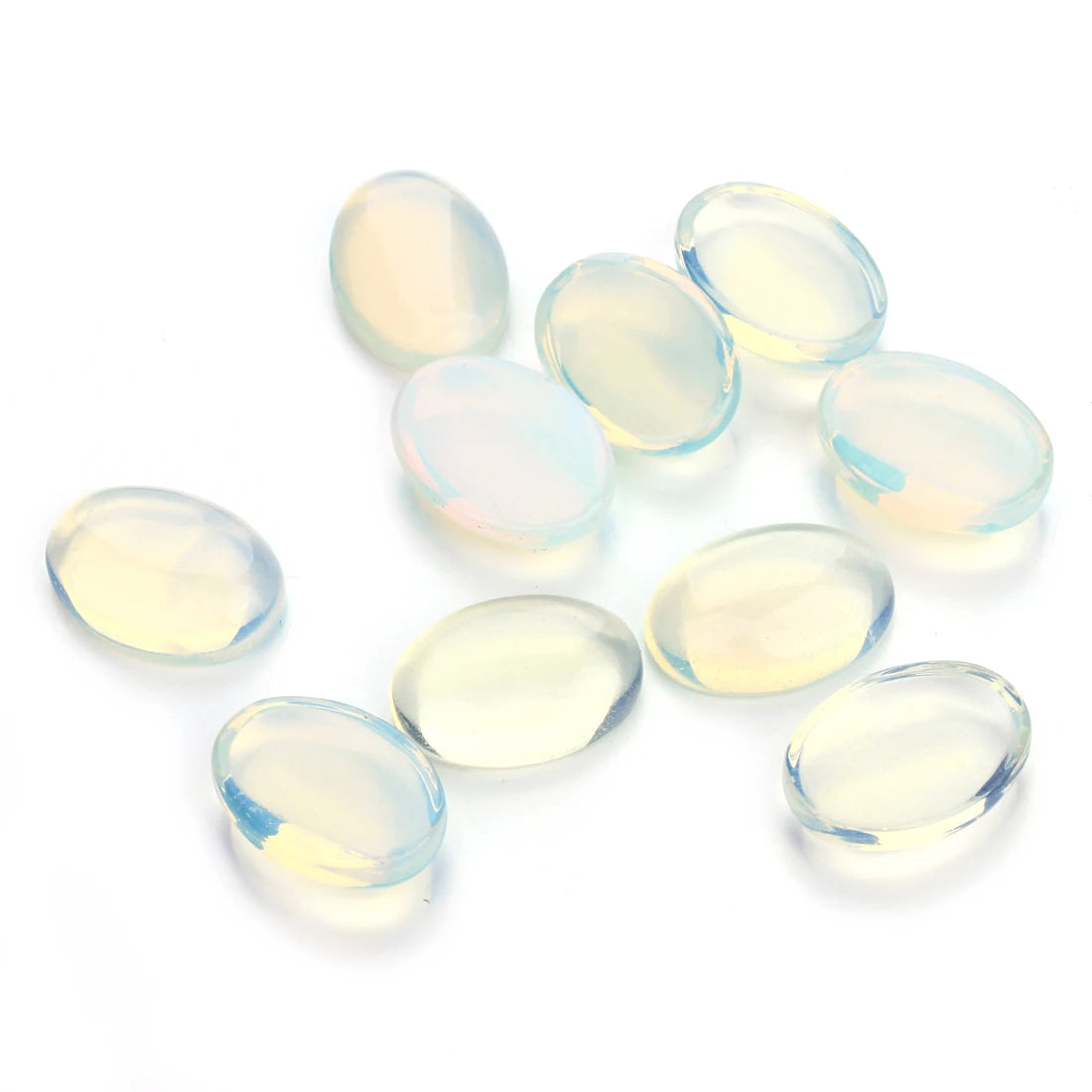 Natural Stone Oval Cabochon Beads