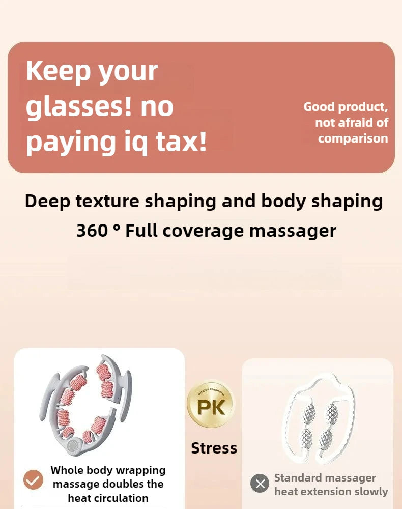 Manual Leg Roller Massager for Muscle Relief