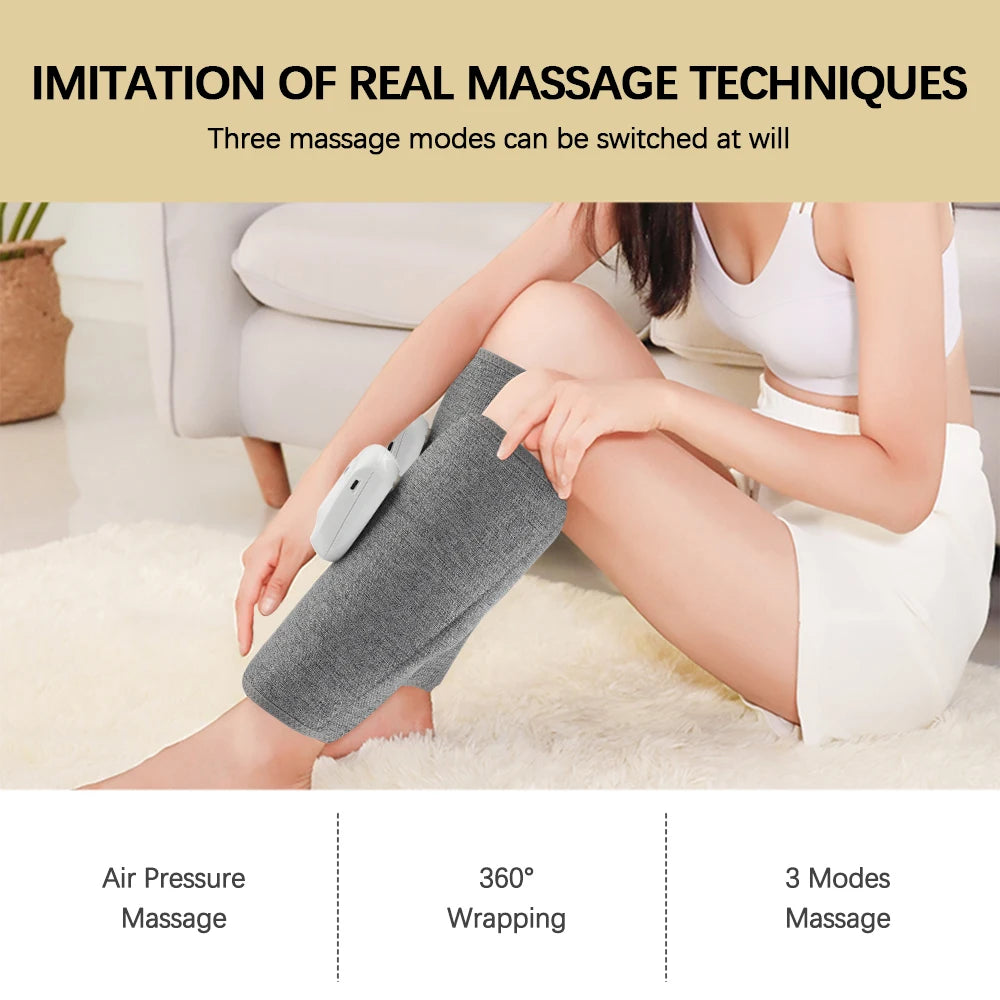 Wireless Air Compression Calf Massager for Leg Relief
