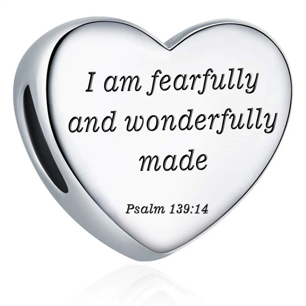 Sterling Silver Faith Charm Bead