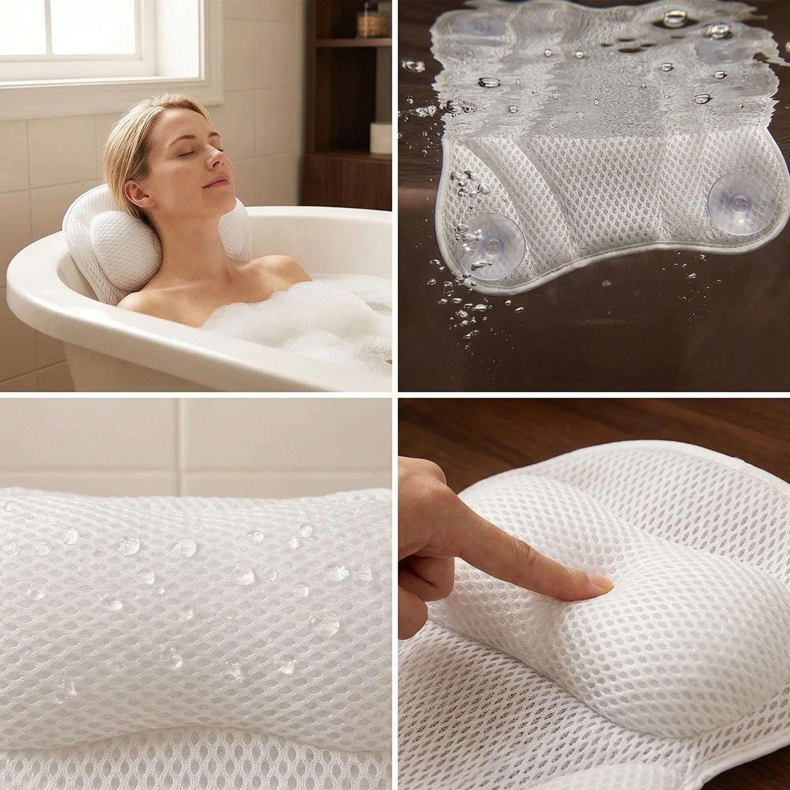 Luxury Bath Pillow Support