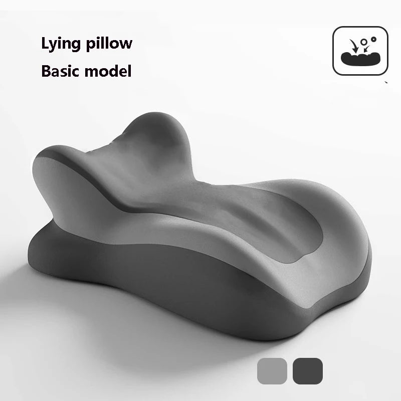 Experience full-body support with the Memory Foam Pillow Ergonomic Support, ideal for neck and leg rest, reading, or phone use in bed or on a sofa. Features a wedge shape for pain relief and comfort, available in two color options with ergonomic design.