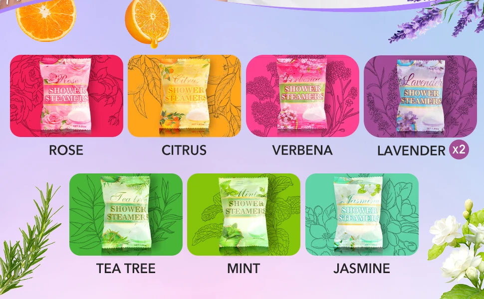 Aromatherapy Shower Steamers Set