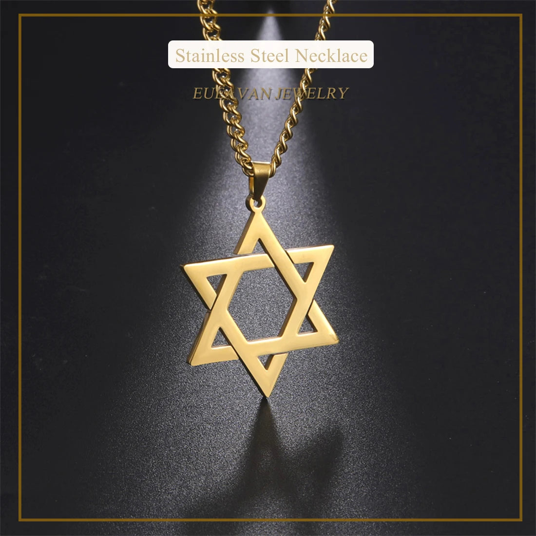 Star Of David Faith Pendant Necklace
