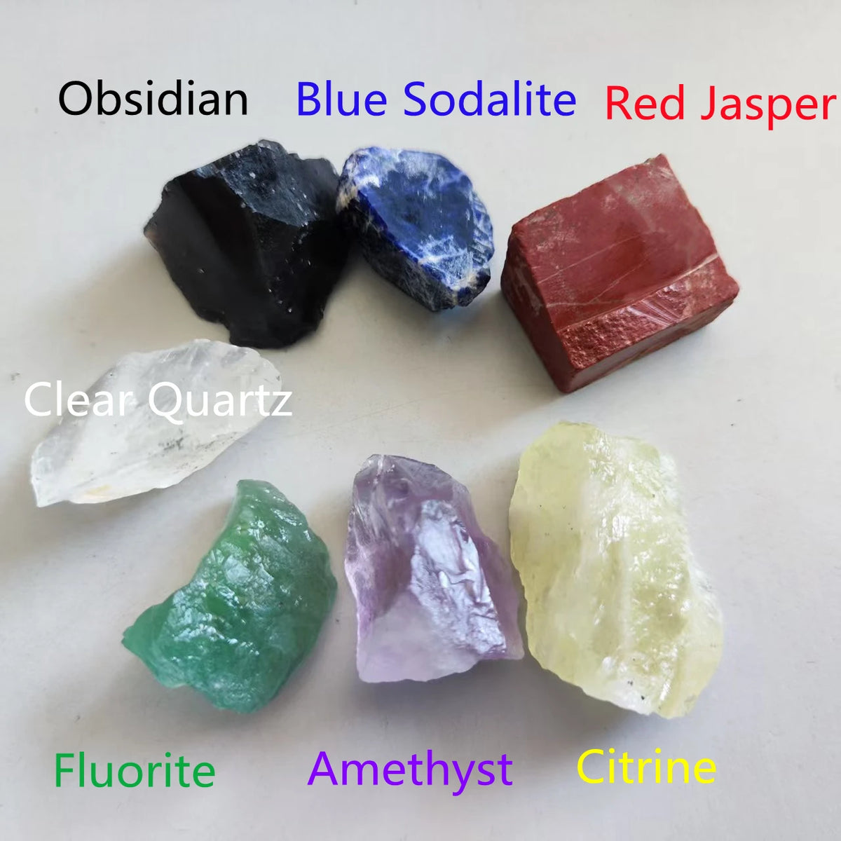Natural Chakra Healing Crystal Stones Set