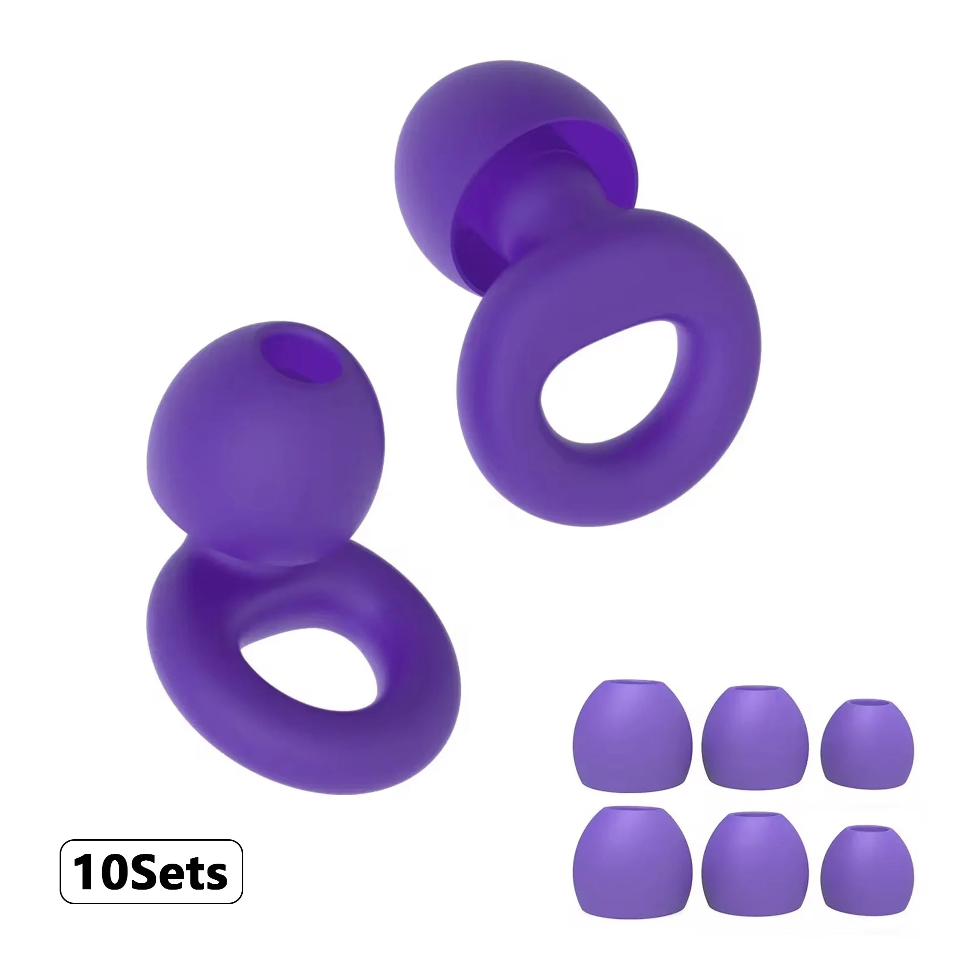 Reusable Silicone Noise Reducing Sleep Earplugs