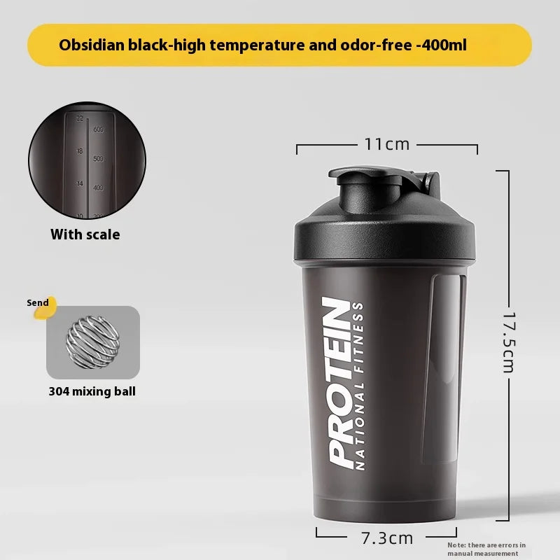 Gianxi Shaking Cup Fitness Sports Water Cup Protein Powder Shaking Cup Milk Shake Brewing Mixing Cup Male Female Cup