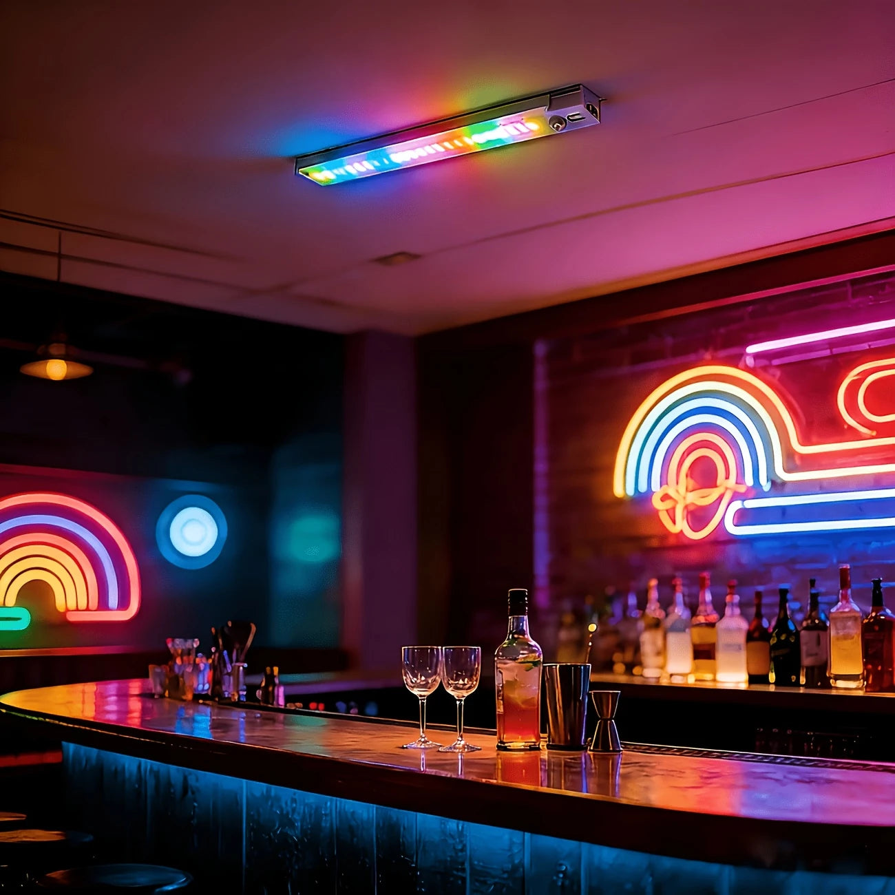 RGB Motion Sensor Cabinet Light