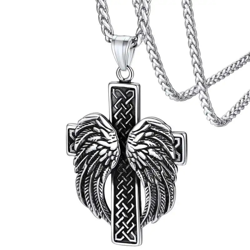 Christian Cross Prayer Necklace Jewelry