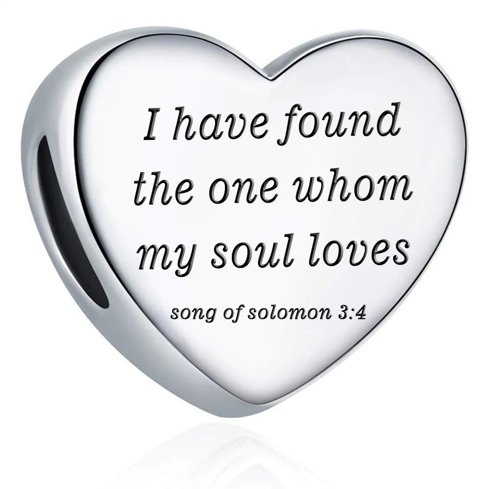 Sterling Silver Faith Charm Bead