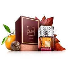 Lattafa Khamrah Dukhan Eau de Parfum Spray 100 ml Perfumes árabes originales Perfume oriental duradero de alta calidad Colonia Maquillaje