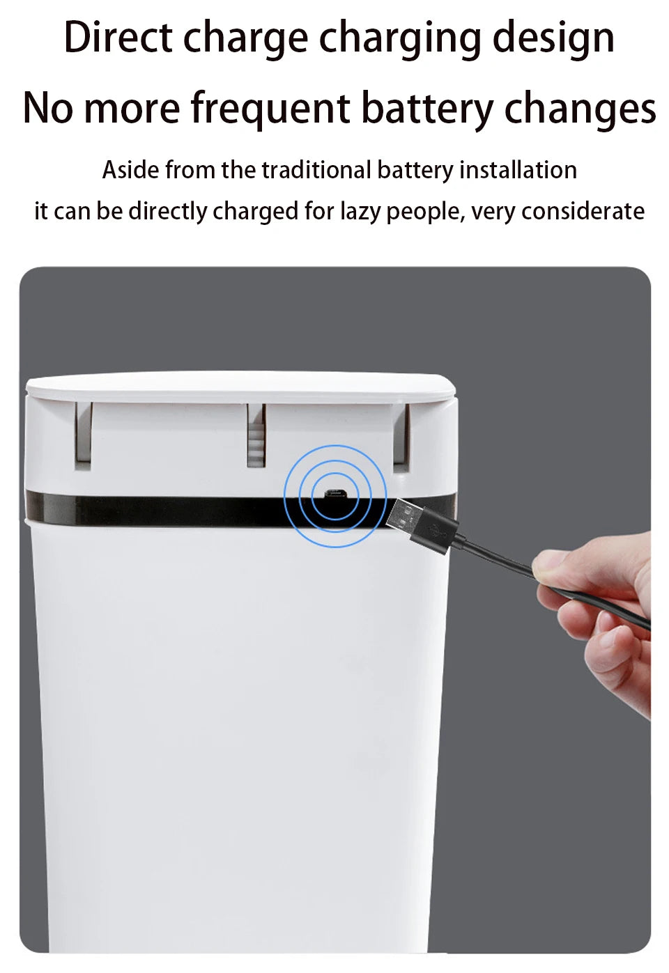 12L Touchless Motion Sensor Trash Can