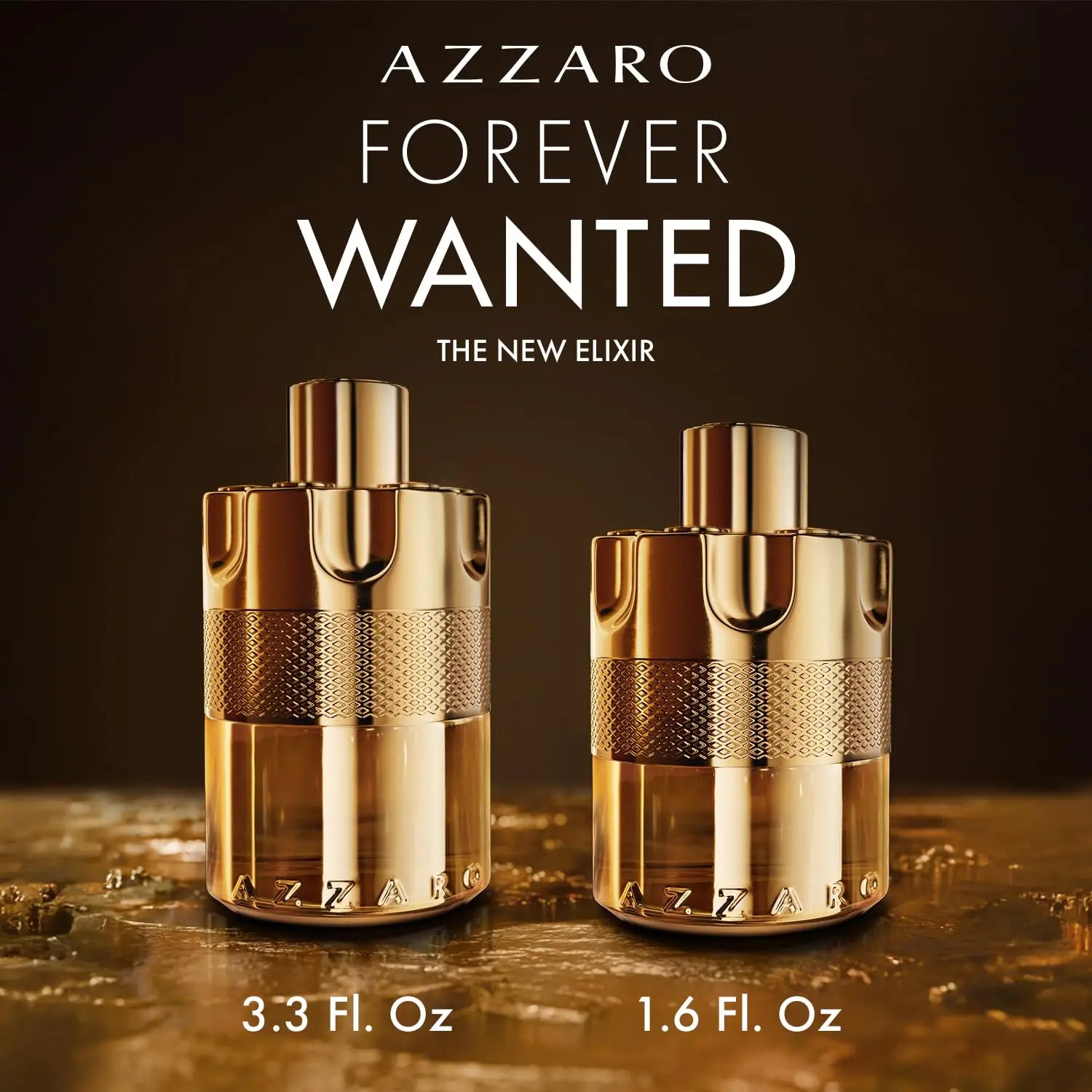 Azzaro - Forever Wanted Elixir - Colonia para hombre - Con notas de frambuesa, cardamomo y cuero, 100 ml/3,4 fl oz